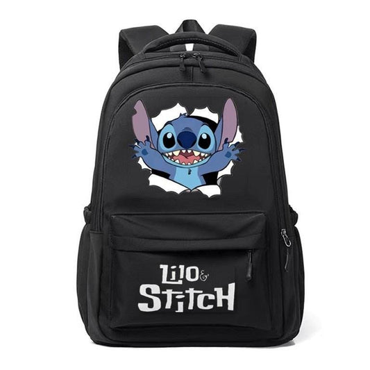 Mochila escolar de Stitch en color solido - Kamivashop