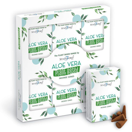 Conos de Incienso a Base de Plantas - Aloe Vera