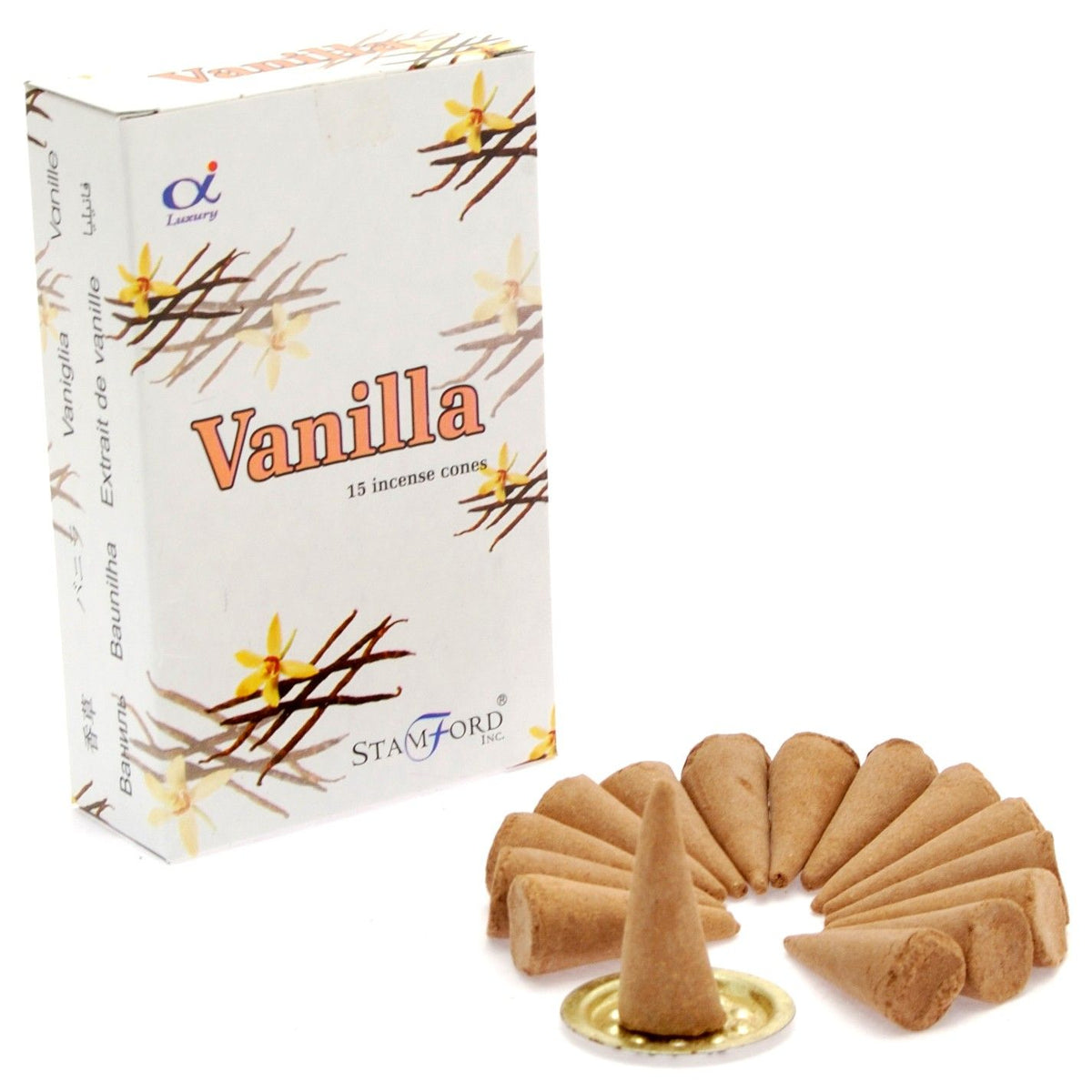 Conos de Incienso de Vainilla