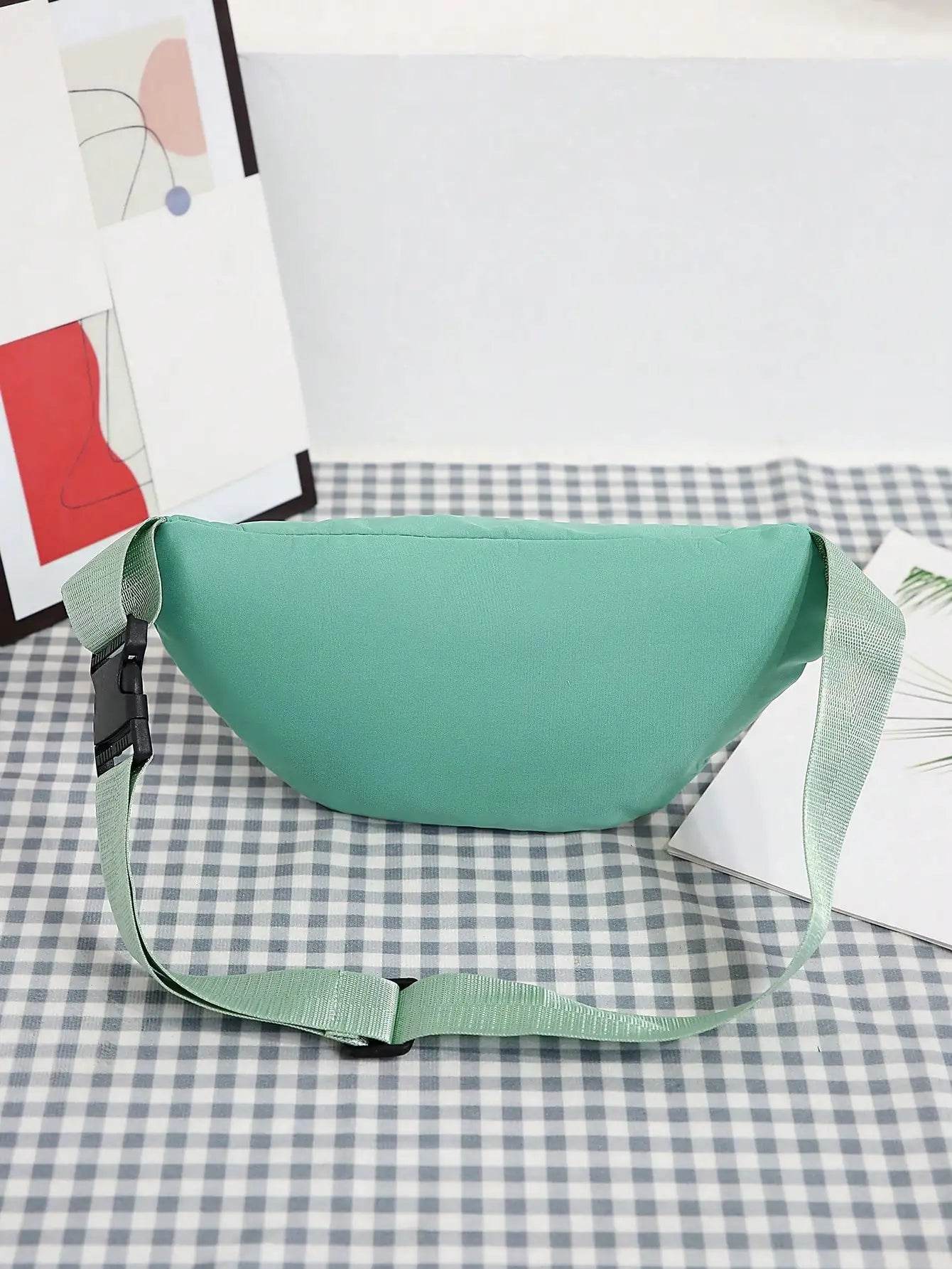 Bolso bandolera cruzada color solido - Kamivashop