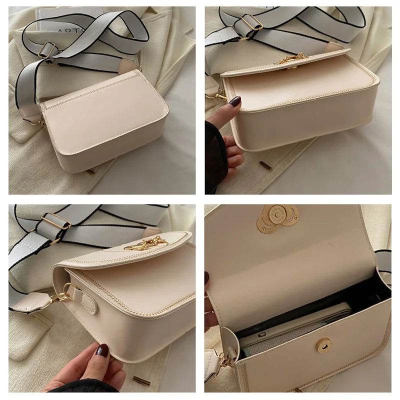 Bolso con solapa de corazón - Kamivashop