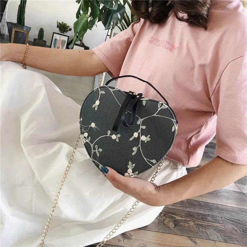 Bolso cruzado de corazón - Kamivashop