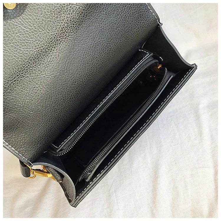 Bolso cuadrado con cabeza de león - Kamivashop