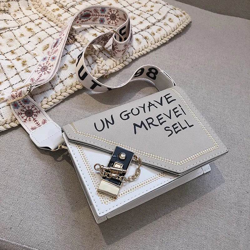 Bolso cuadrado con correa ancha - Kamivashop