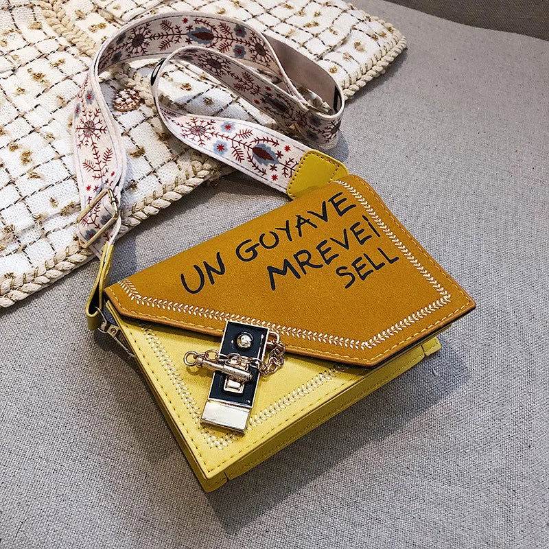 Bolso cuadrado con correa ancha - Kamivashop