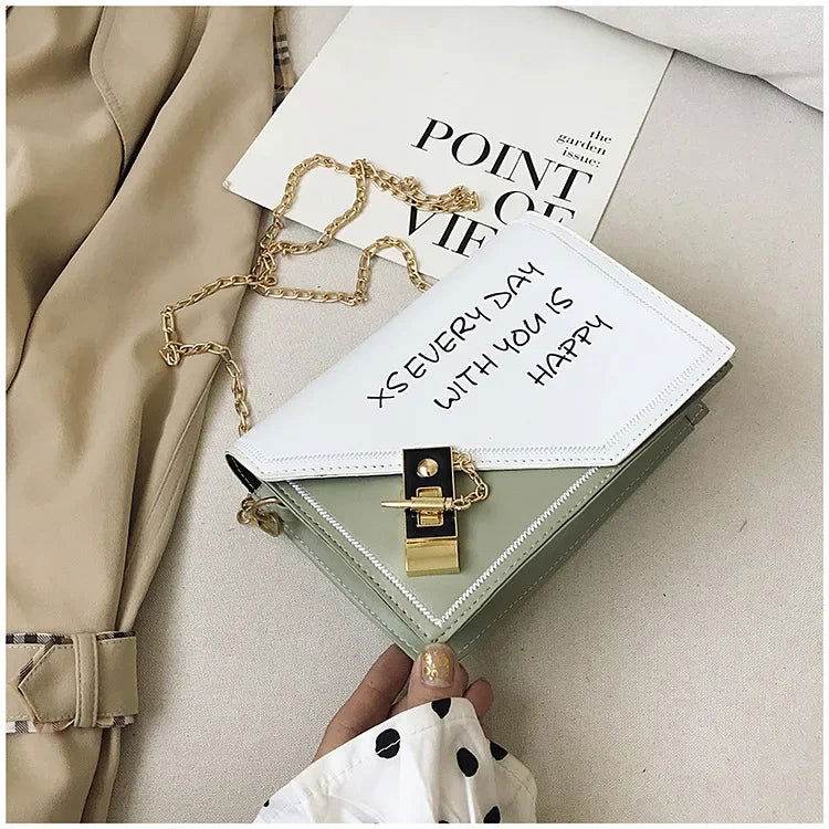 Bolso cuadrado con correa ancha - Kamivashop