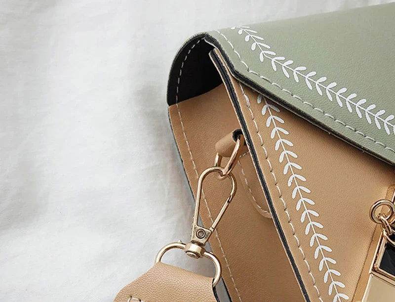 Bolso cuadrado con correa ancha - Kamivashop