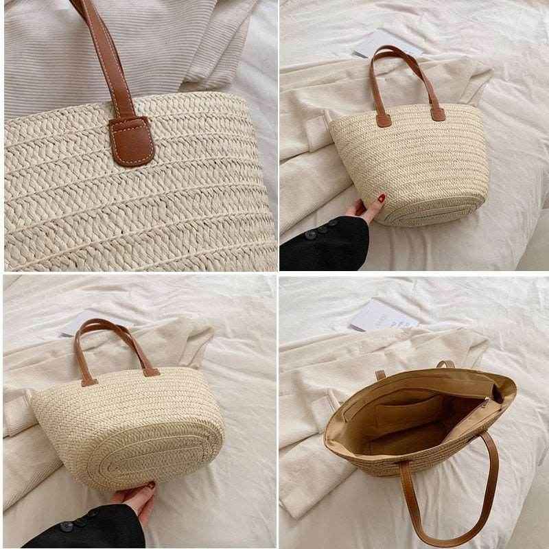 Bolso de mano trenzado - Kamivashop