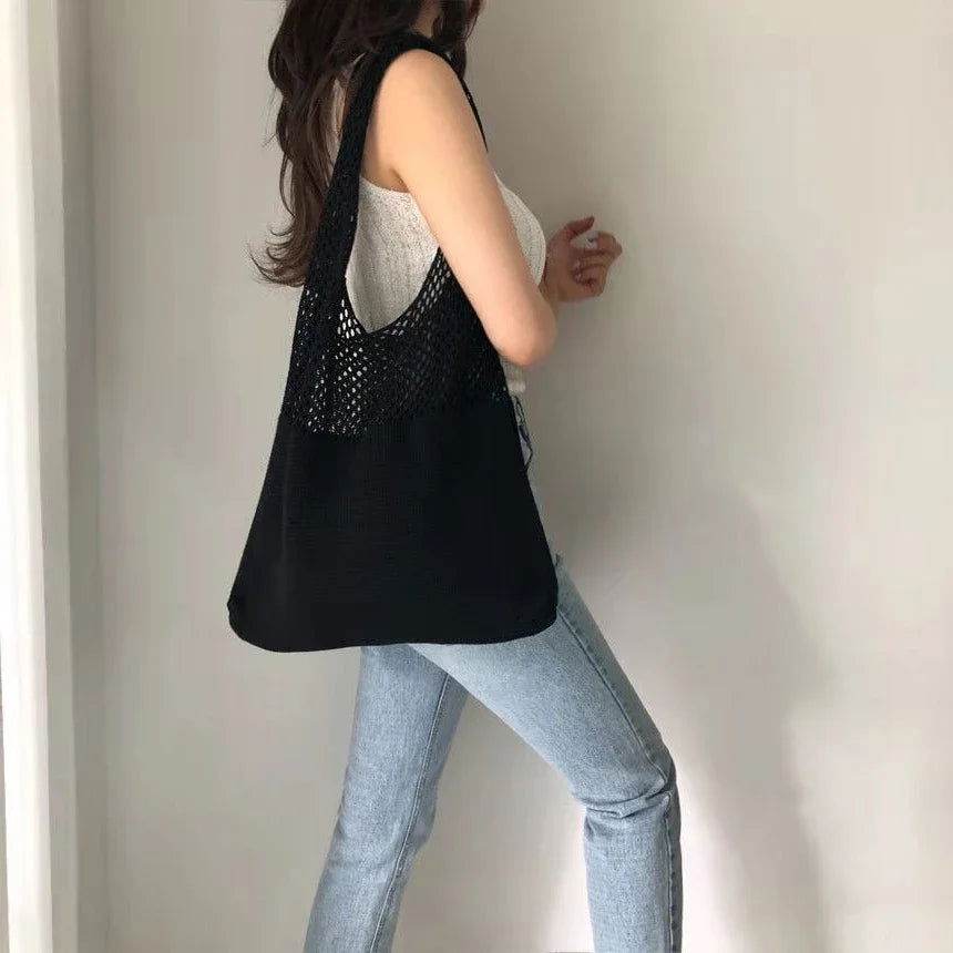 Bolso de tejido huecos - Kamivashop