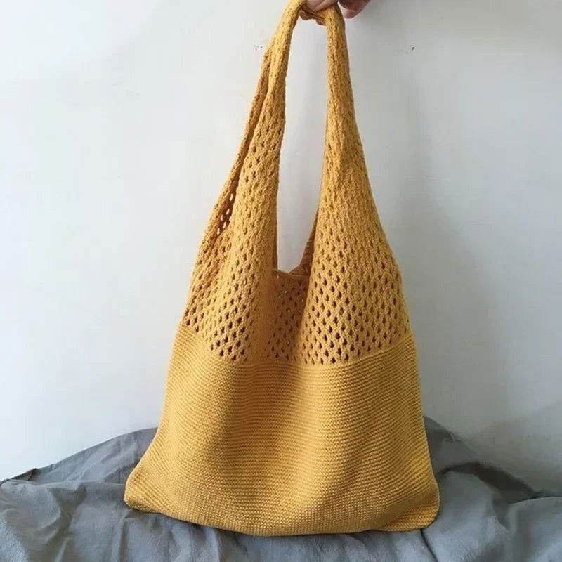 Bolso de tejido huecos - Kamivashop