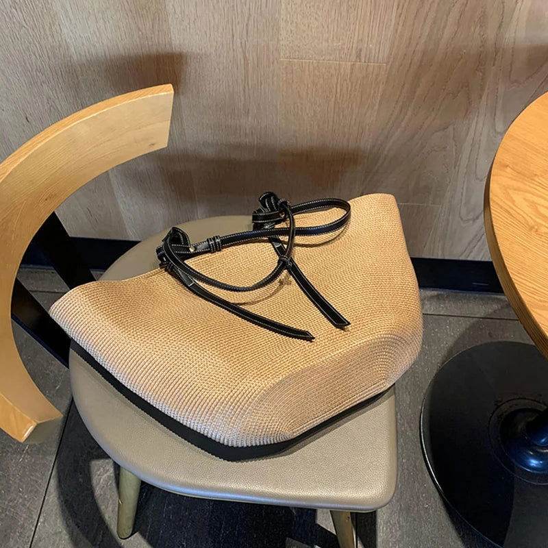 Bolso grande de mimbre - Kamivashop