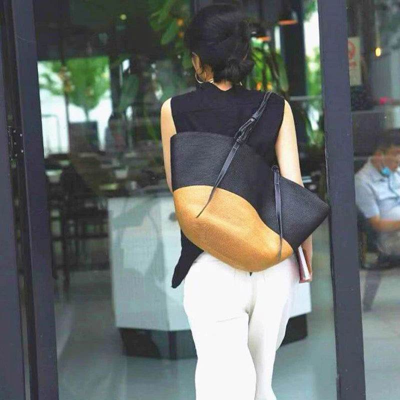 Bolso grande de mimbre - Kamivashop