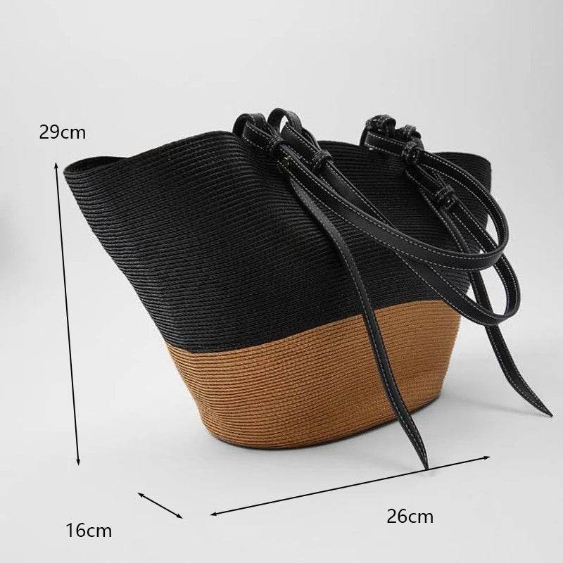 Bolso grande de mimbre - Kamivashop