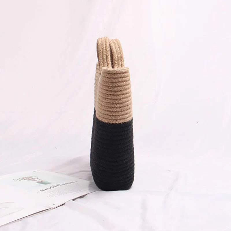 Bolso mimbre doble color - Kamivashop