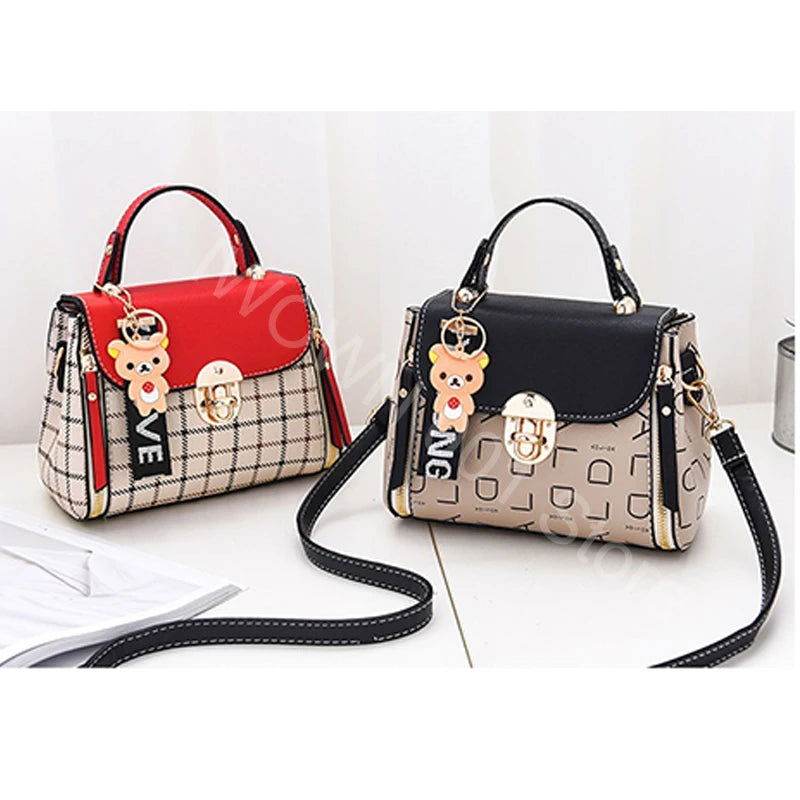 Bolso patrón a cuadros - Kamivashop