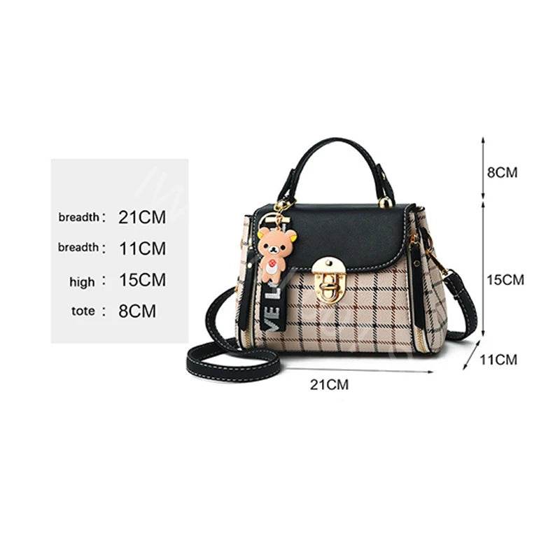 Bolso patrón a cuadros - Kamivashop