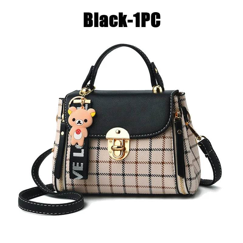 Bolso patrón a cuadros - Kamivashop