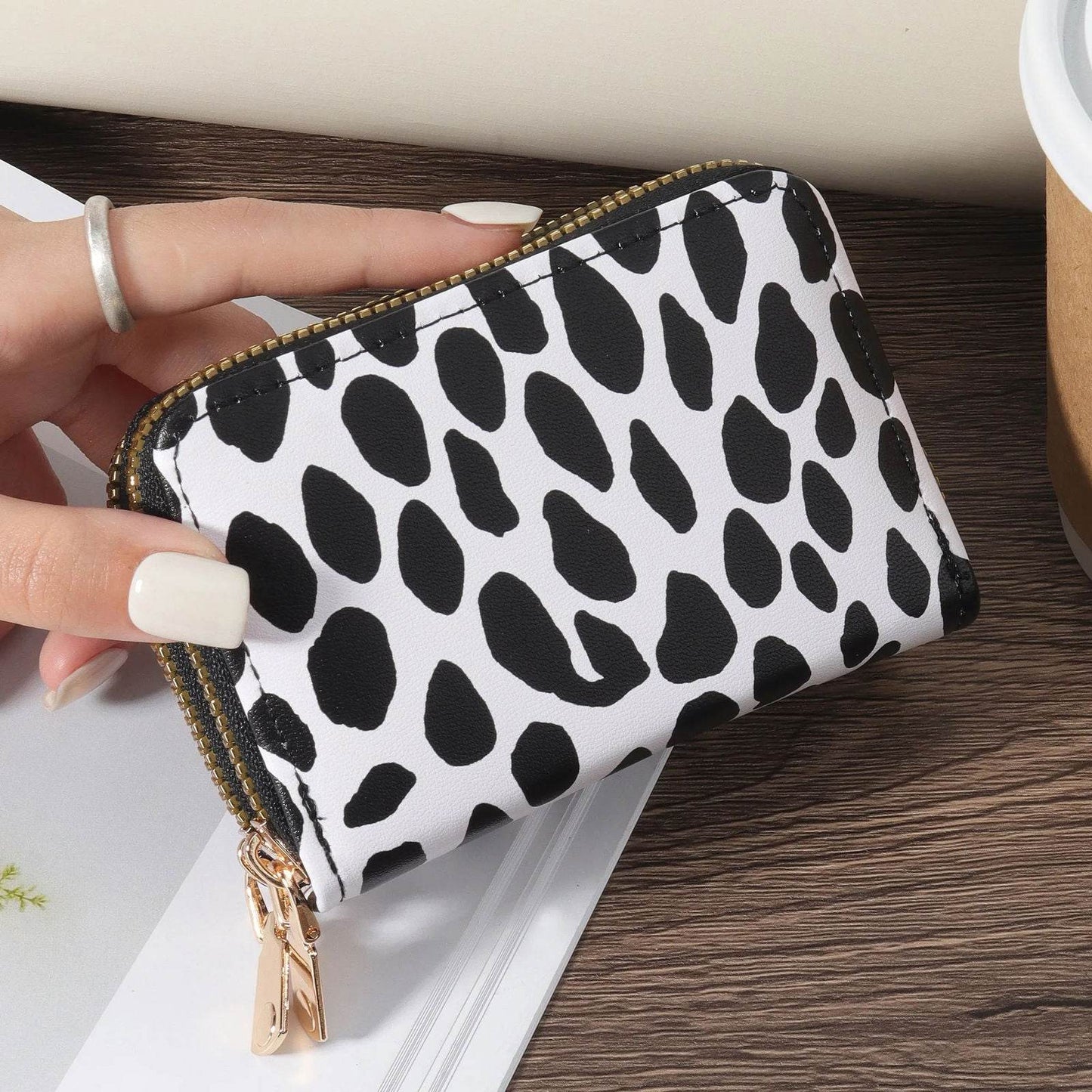 Cartera con estampado de vaca - Kamivashop