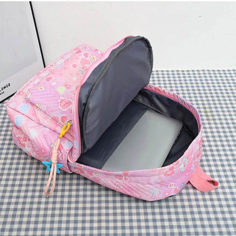 Conjunto de mochila floral - Kamivashop