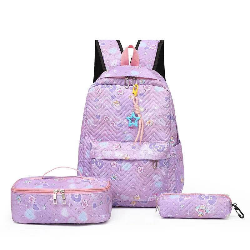 Conjunto de mochila floral - Kamivashop