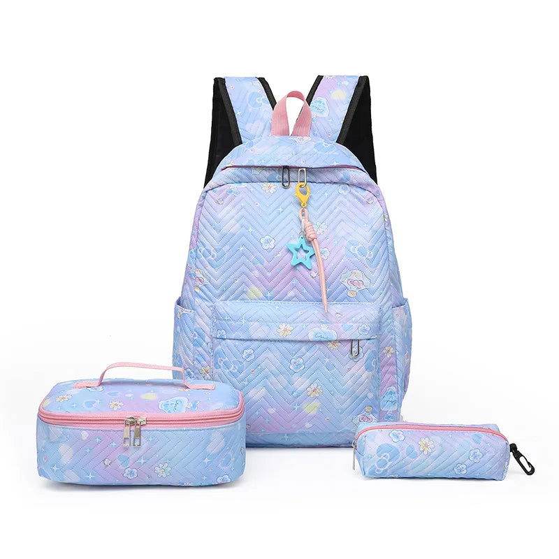Conjunto de mochila floral - Kamivashop
