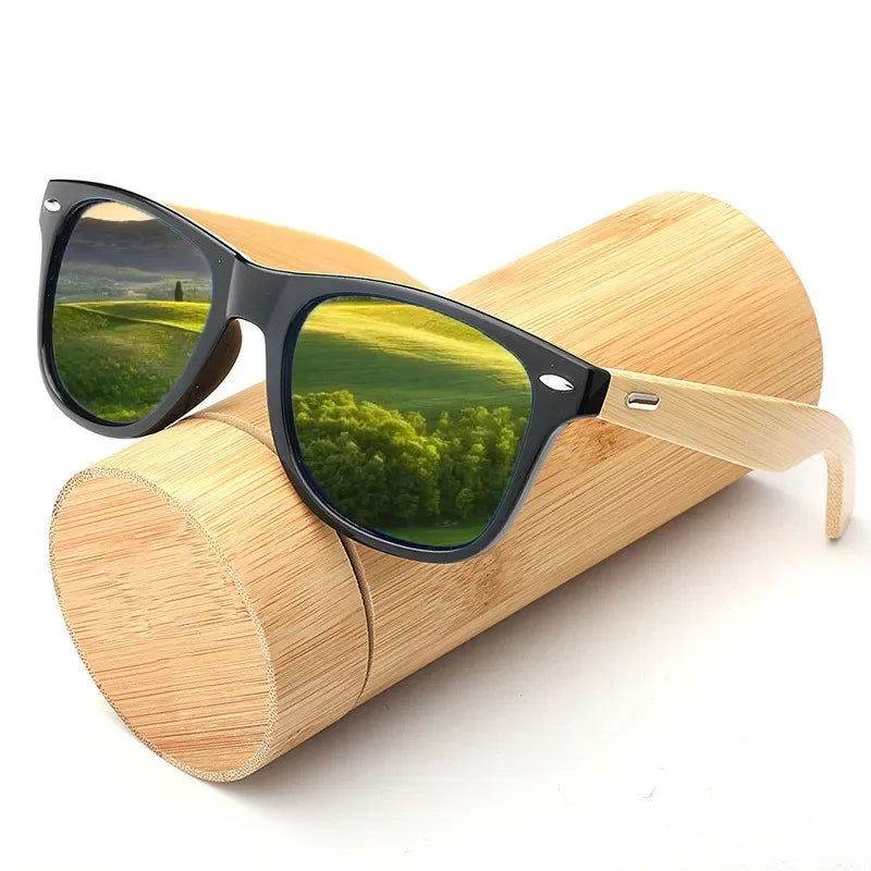 Gafas clásicas de  bambú - Kamivashop