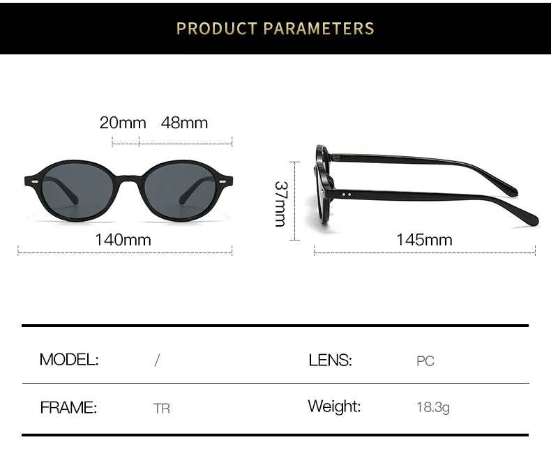 Gafas de sol ovaladas - Kamivashop