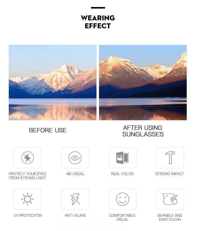 Gafas de sol planas - Kamivashop