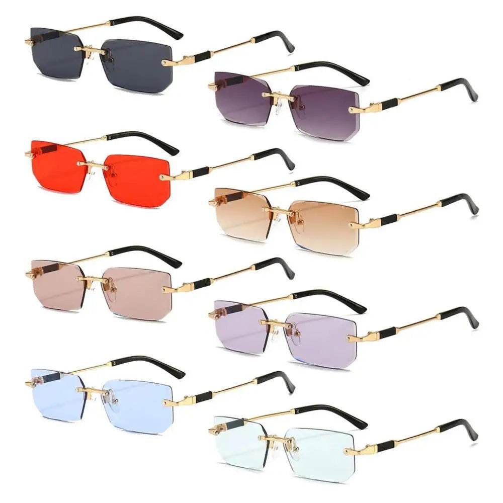 Gafas de sol rectangulares sin montura - Kamivashop