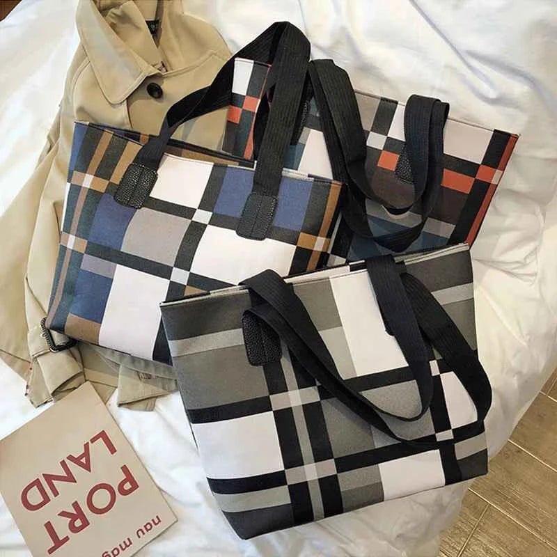 Bolso a cuadros - Kamivashop