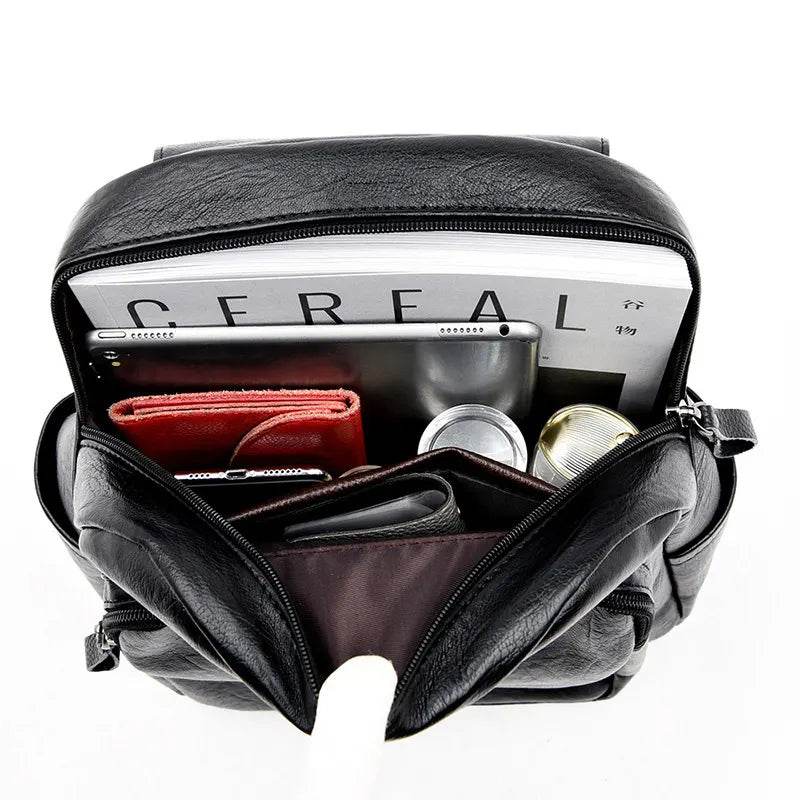 Mochila de cuero partido - Kamivashop