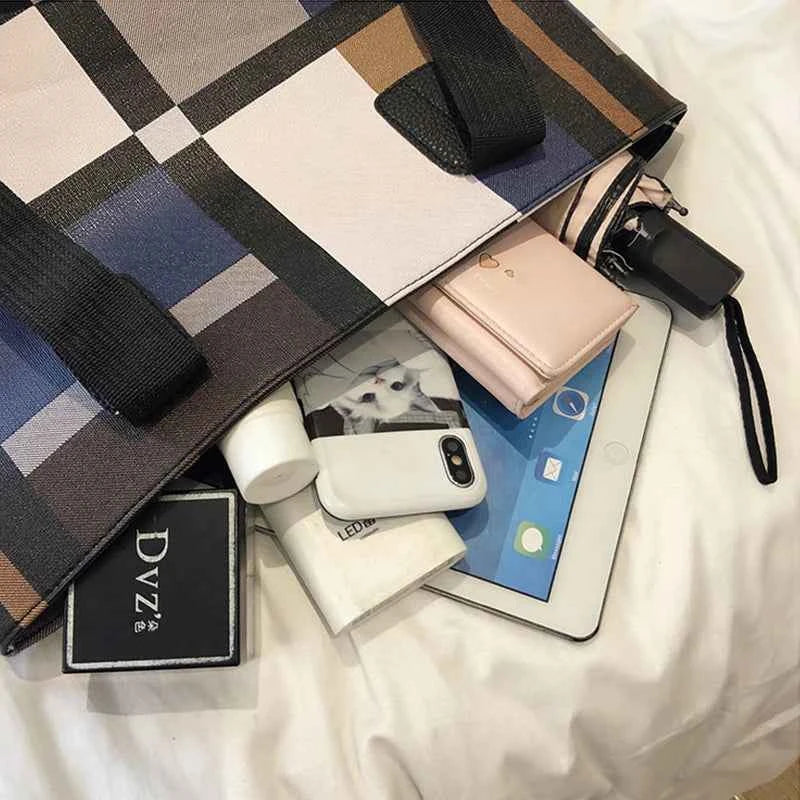 Bolso a cuadros - Kamivashop