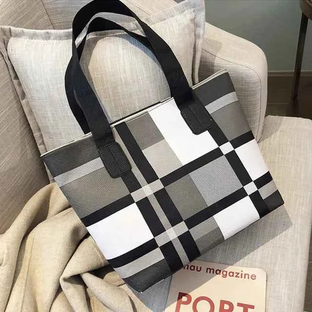 Bolso a cuadros - Kamivashop