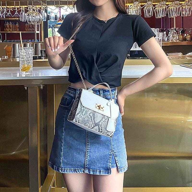 Mini bolso estilo serpiente - Kamivashop