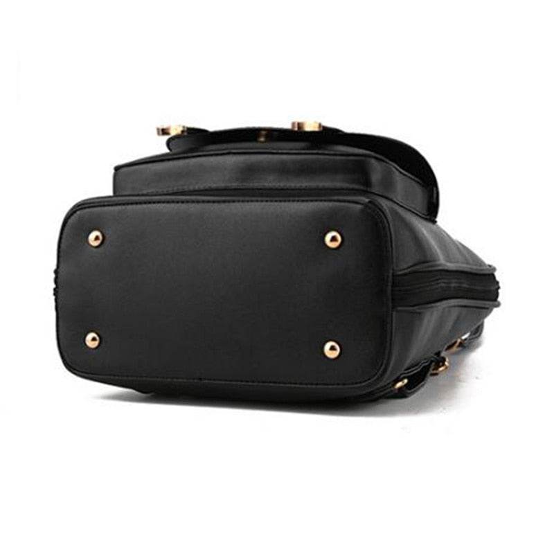 Mochila con decoración de correas - Kamivashop