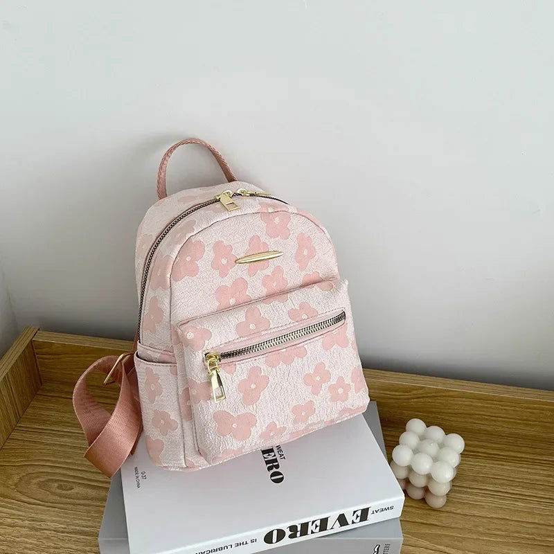 Mochila con estampado de flores - Kamivashop