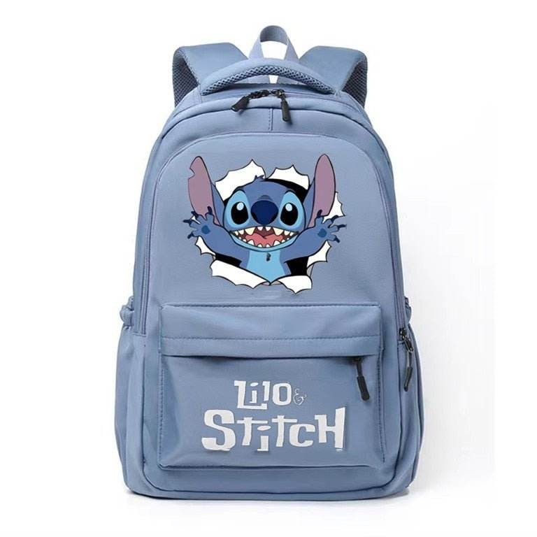 Mochila escolar de Stitch en color solido - Kamivashop