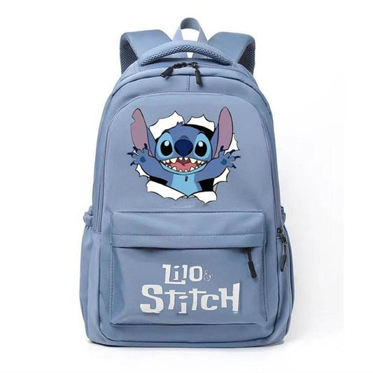 Mochila escolar de Stitch en color solido - Kamivashop