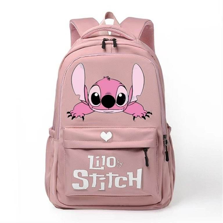 Mochila escolar de Stitch en color solido - Kamivashop