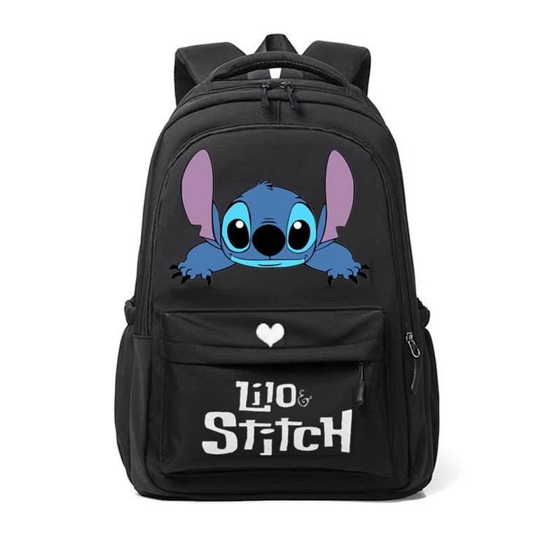 Mochila escolar de Stitch en color solido - Kamivashop