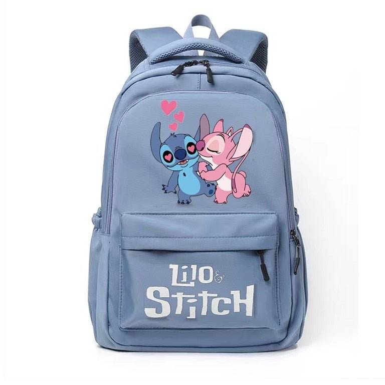 Mochila escolar de Stitch en color solido - Kamivashop