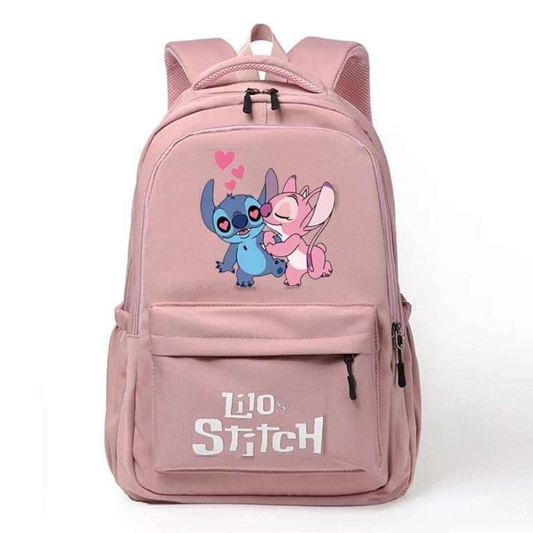 Mochila escolar de Stitch en color solido - Kamivashop