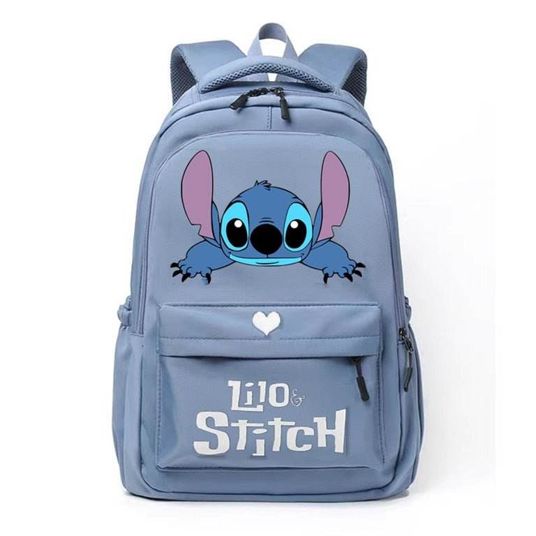 Mochila escolar de Stitch en color solido - Kamivashop