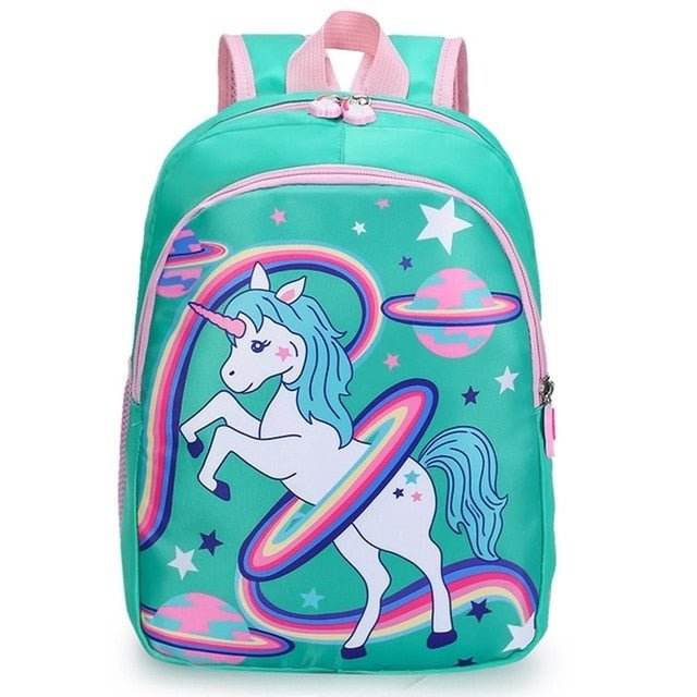 Mochila escolar diseño unicornio - Kamivashop