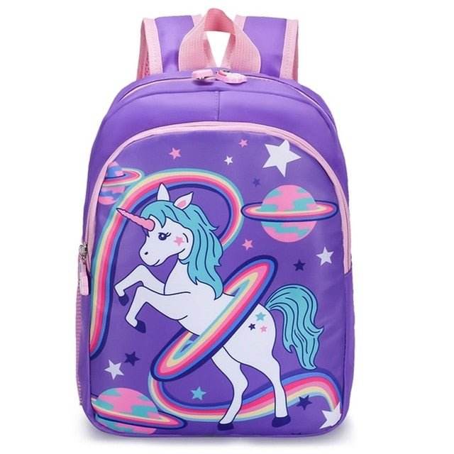 Mochila escolar diseño unicornio - Kamivashop
