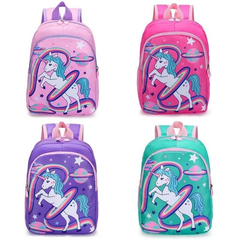 Mochila escolar diseño unicornio - Kamivashop