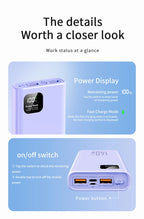 Power Bank Portátil 500000mAh con Carga Súper Rápida 140W – Batería Externa para iPhone, Samsung, Xiaomi y Huawei