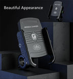 Soporte de Móvil para Moto con Carga Inalámbrica Rápida y USB