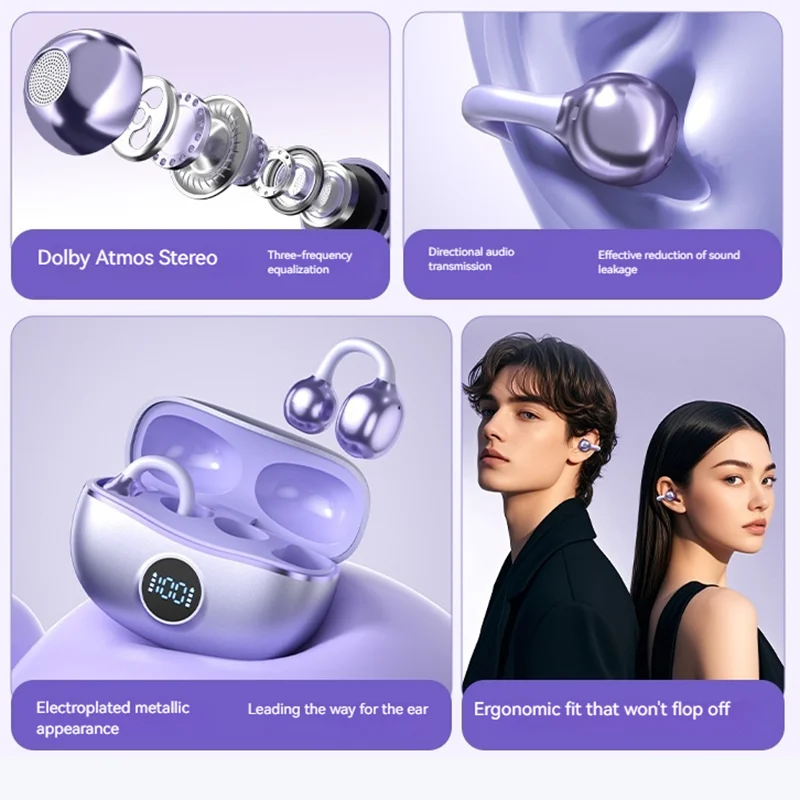 Auriculares Bluetooth Sony OWS con Clip para Deportes y Gaming