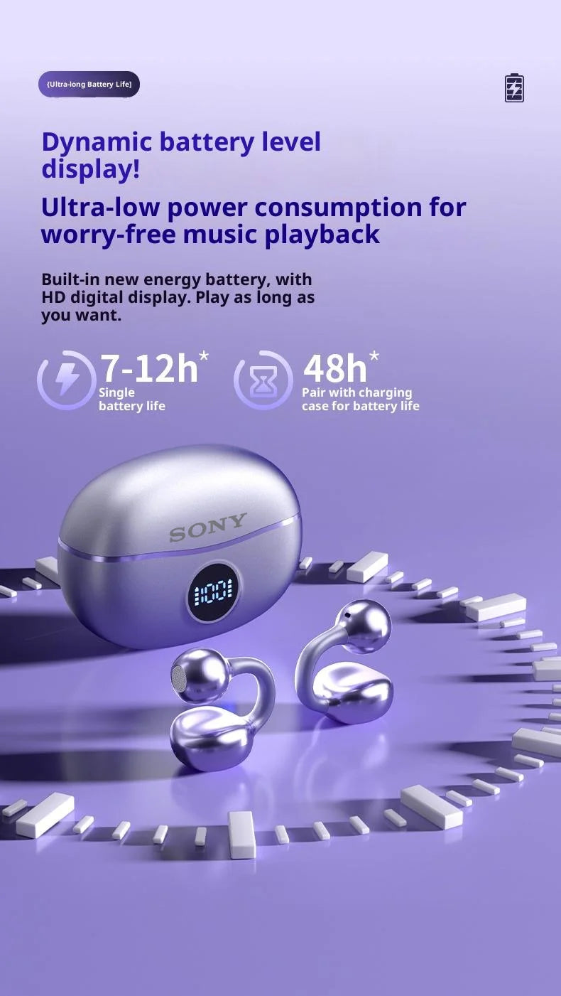 Auriculares Bluetooth Sony OWS con Clip para Deportes y Gaming